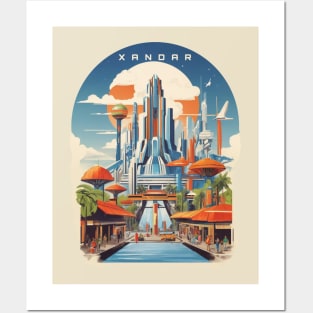 Retro Design Xandar Posters and Art